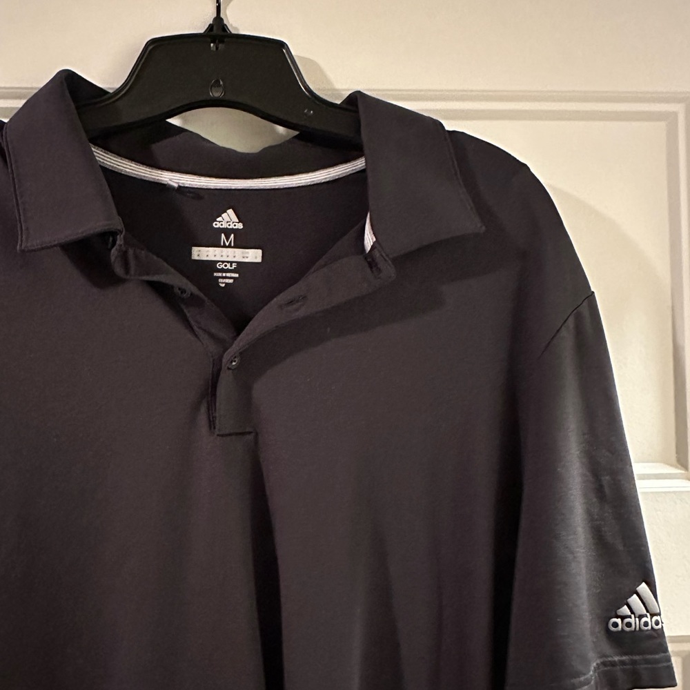 Men’s Adidas Black Golf Polo